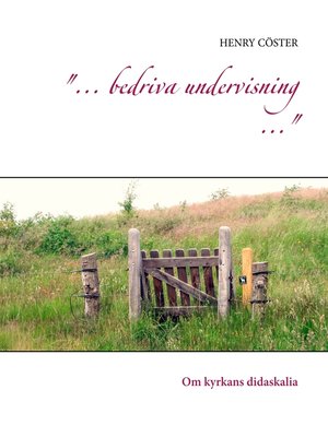 cover image of "... bedriva undervisning ..."